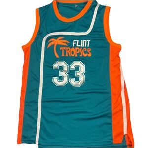 Flint Tropics Jackie Moon Jersey Mens XL Semi Pro Will Ferrell Basketball Green